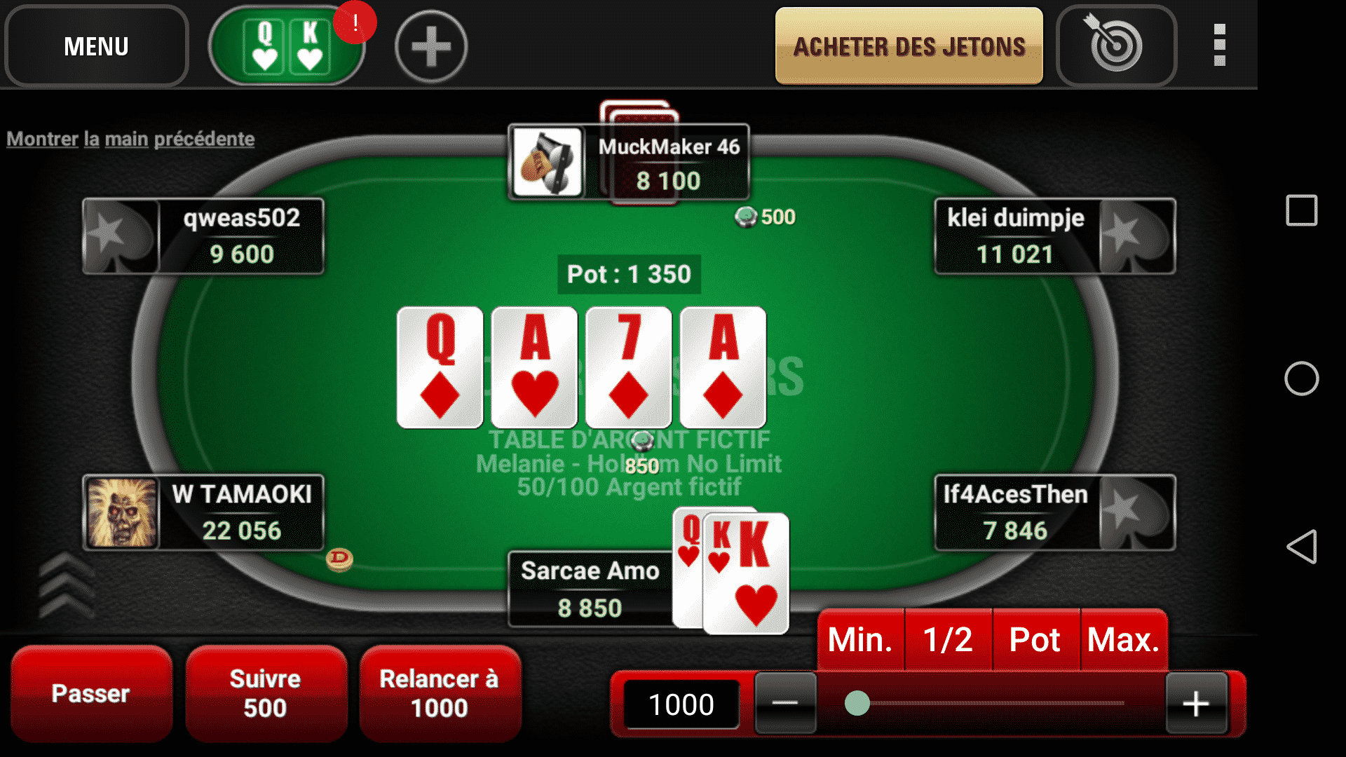 poker en ligne gratuit